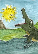 The Crocodile Who Swallows The Sun