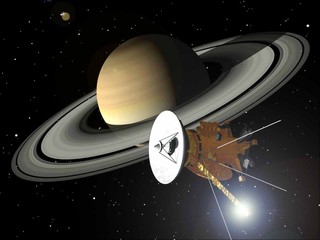 Cassini Approaches Saturn