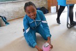 Learners made a simple Mars Rover Lander using a balloon and templates